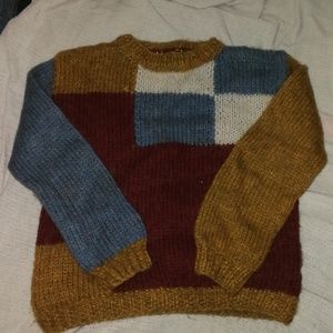 vintage wool soft warm thick sweater